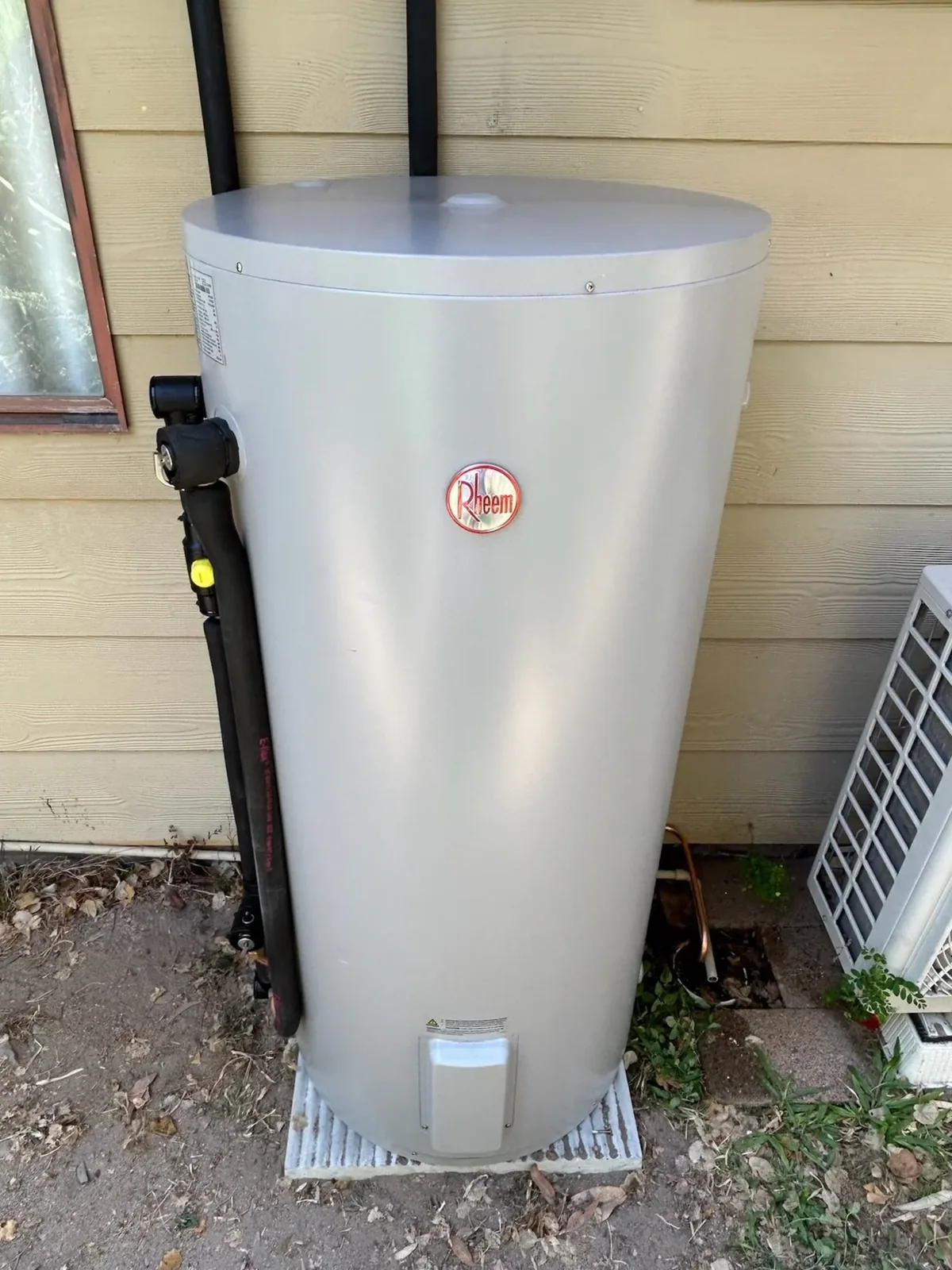 Newly installed domestic hot water cylinder at a Tarragindi home